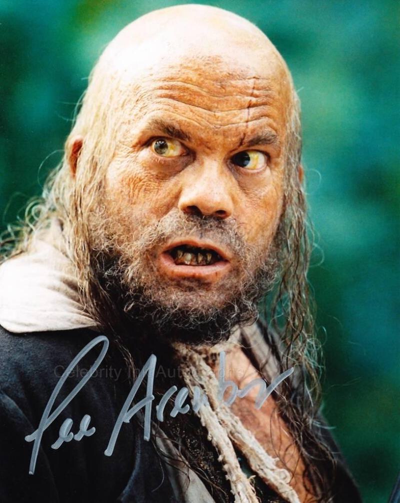 LEE ARENBERG as Pintel - Pirates Of The Caribbean GENUINE SIGNED - Lee Arenberg Pirates Of The Caribbean